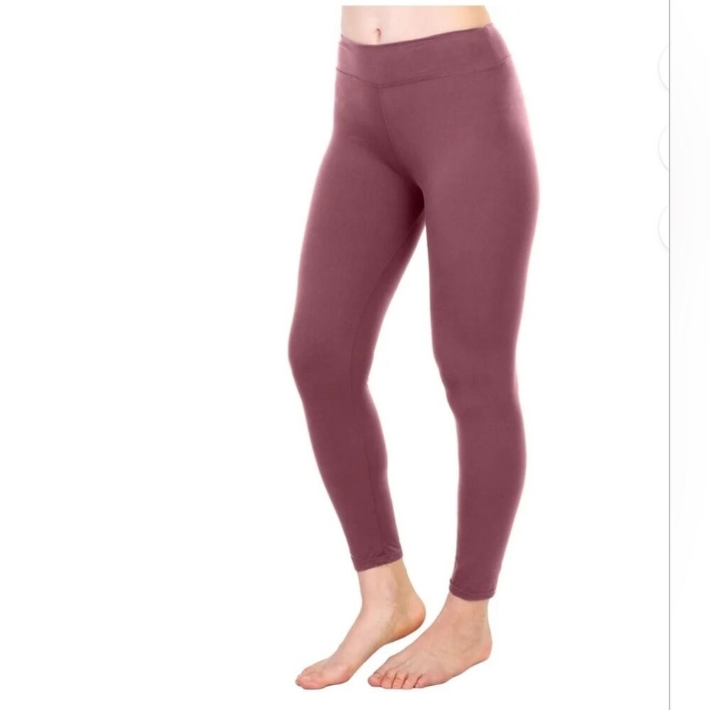 Angelina Microfiber High Waist Leggings Blush 2XL/4XL